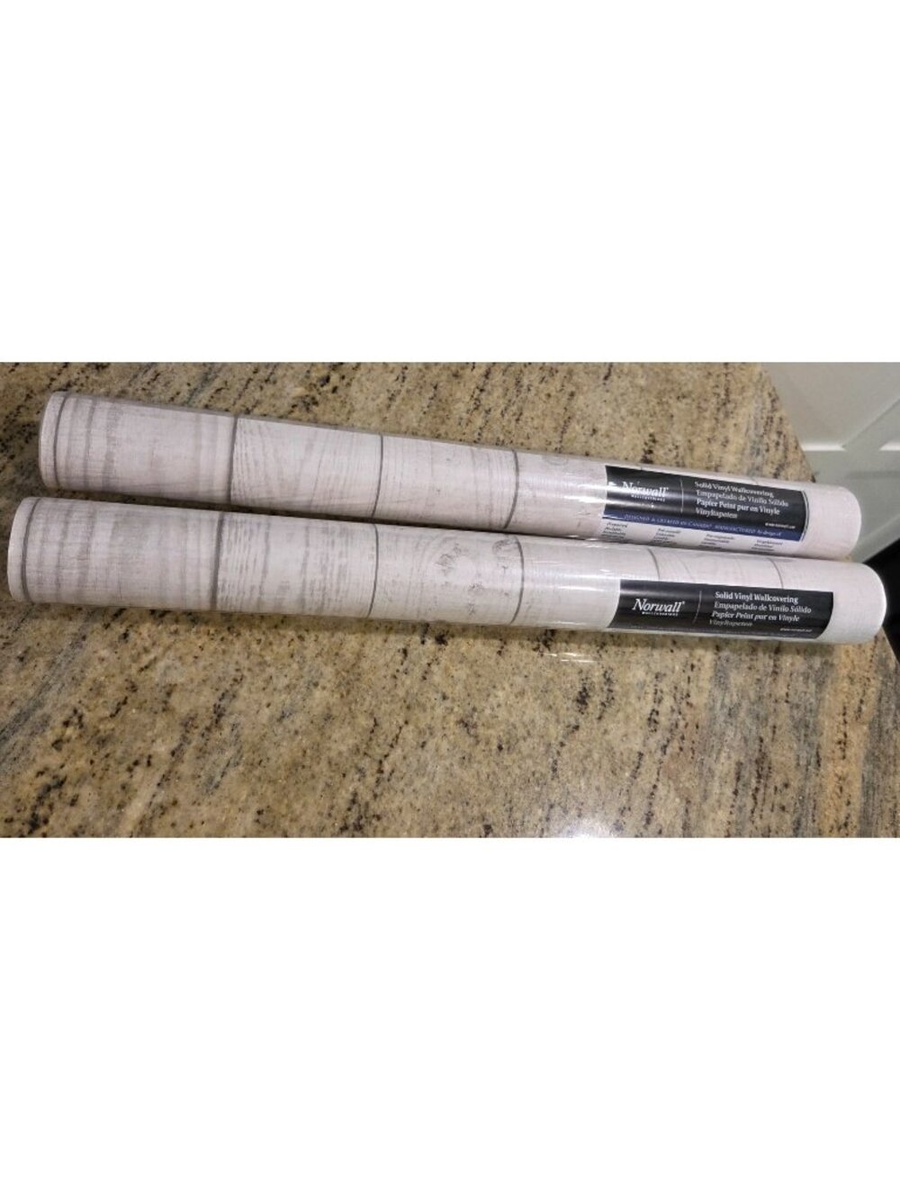 2 Rolls Norwall CK36615 Barn Board Bolt Wallpaper Gray Wood Look